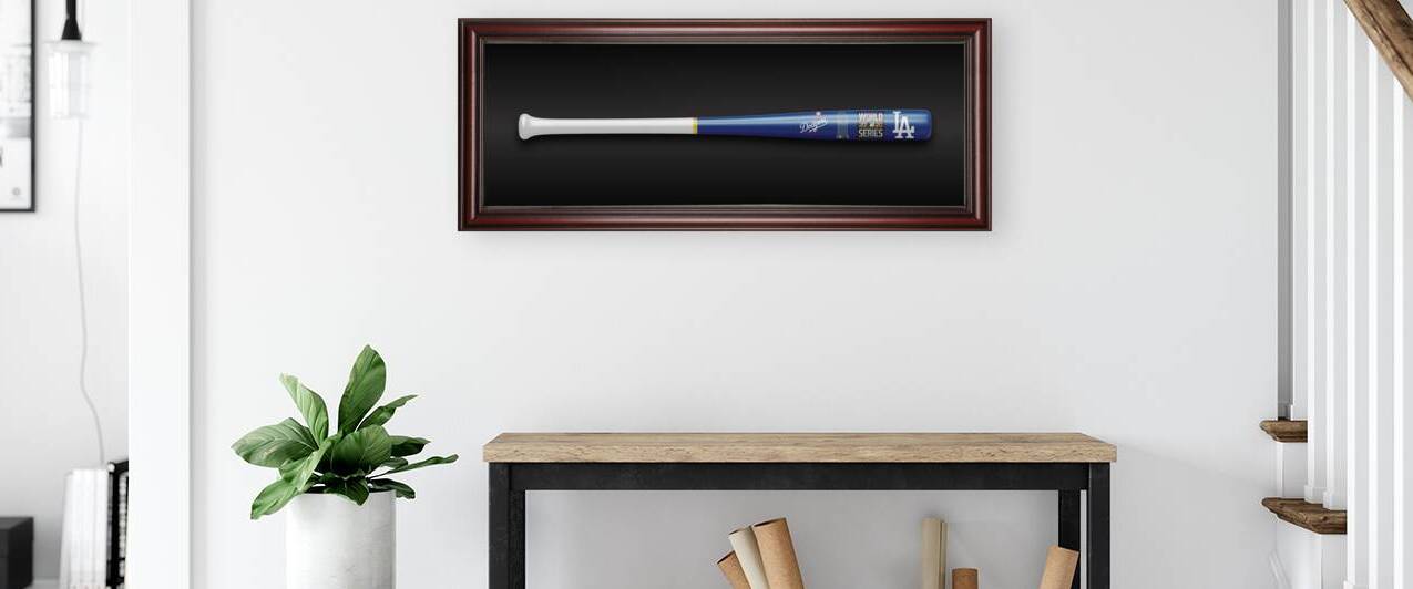 LA Dodgers 2020 World Series Bat Art by Gametime Fan Shop
